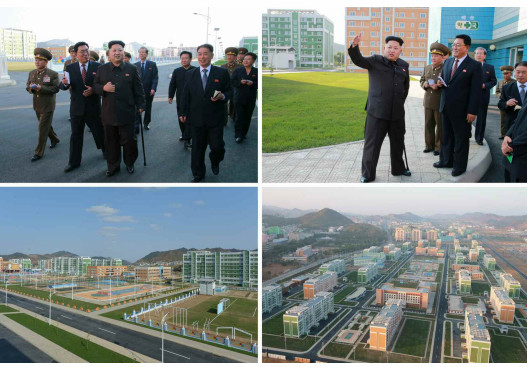 朝鲜《劳动新闻》刊登金正恩视察画面