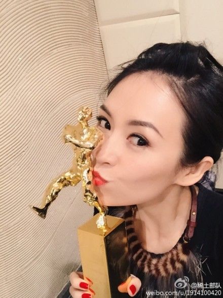 章子怡集齐12个影后 或召唤神龙实现更好愿望？