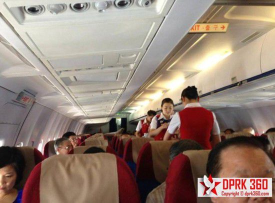 摄影师探秘朝鲜高丽航空 独家拍摄机舱内景象