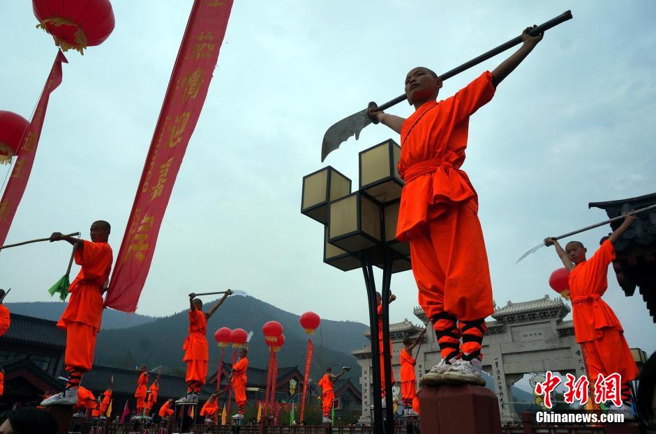 少林寺十八般武学绝技亮相国际武术节