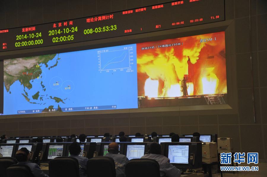 探月工程三期再入返回飞行试验器发射成功