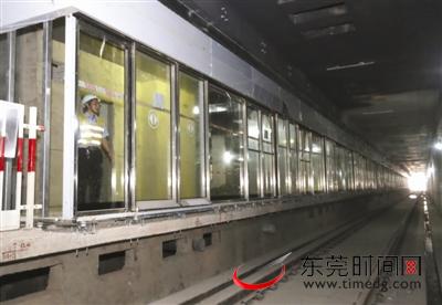 东莞地铁首列列车即将抵达 2号线将实现“隧道通”
