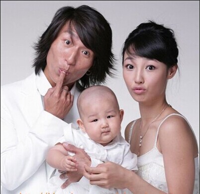 白百合陈羽凡一家现身 盘点娱乐圈的明星家庭(图)