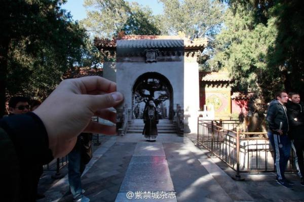 故宫穿越照回到过去引感慨 物是人非事事休