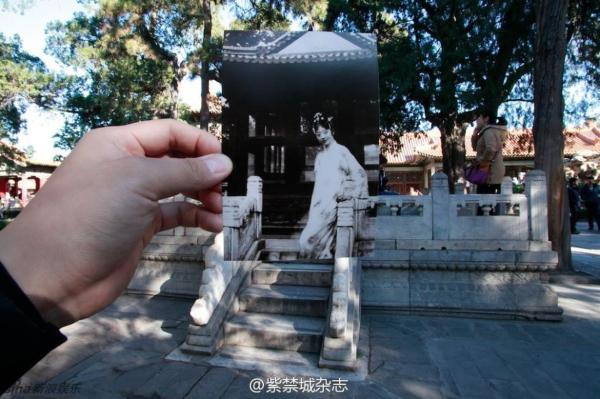 故宫穿越照回到过去引感慨 物是人非事事休