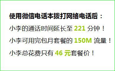 微信电话本或推动用户升级4G网络