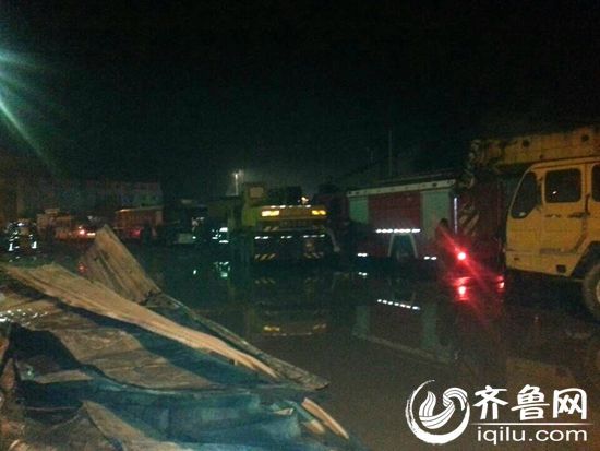 寿光火灾 事故造成18人经抢救无效死亡13人受伤