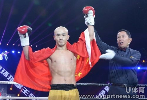 武林风-武僧一龙11秒KO法国拳王 弹指之间对手已败