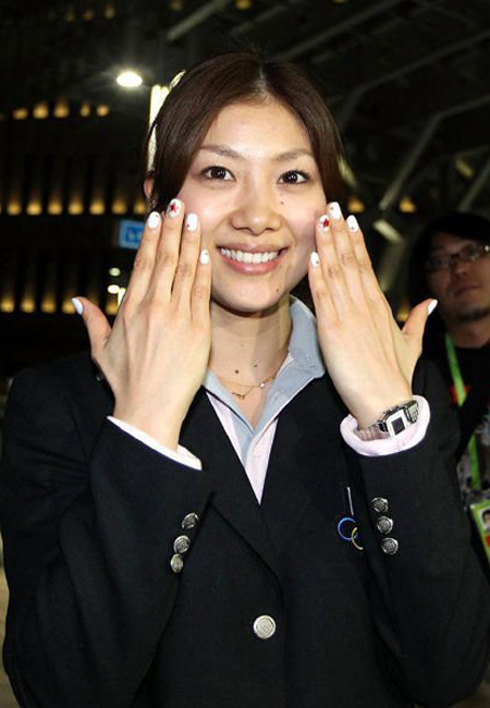 中国第一美女鞠婧袆私照曝光 中日韩体坛美女PK