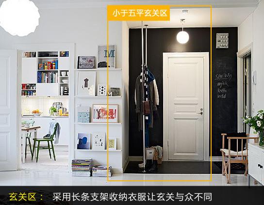  小户型施展大魔法 5平米玄关空间装饰攻略 