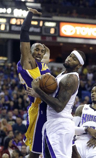 NBA常规赛：湖人vs国王 国王108比101胜湖人(组图)
