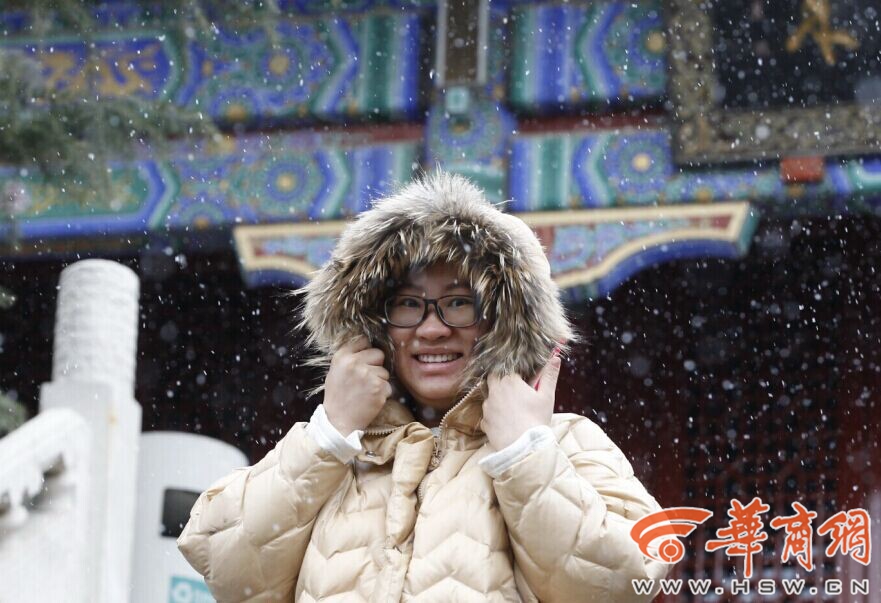 临潼小寒迎来2015年首场雪