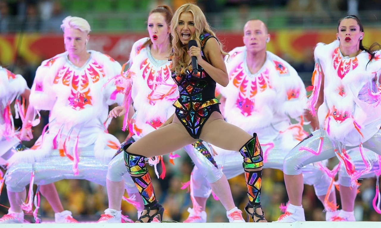 亚洲杯开幕式澳洲夏奇拉性感照