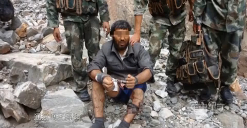 被抓获的恐怖分子