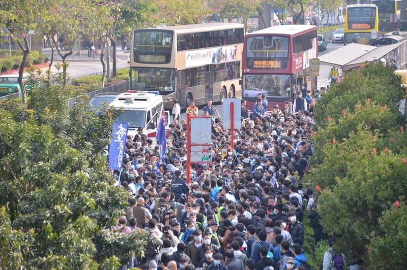 香港民众进行"反水货"游行