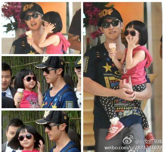 吴尊老婆罕见露面够靓够上镜 曝金贤重与女友复合将当爹/图