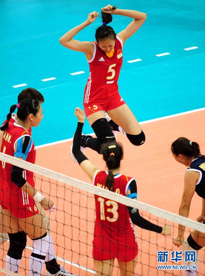 #（体育）（1）排球——女排亚洲杯：中国队夺得冠军