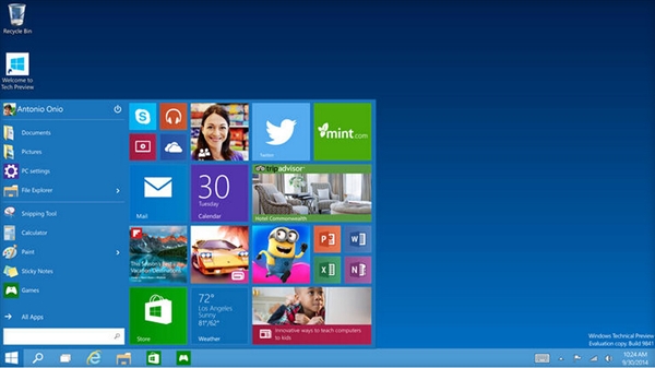 微软发布Win 10：兼顾Win 8和Win 7