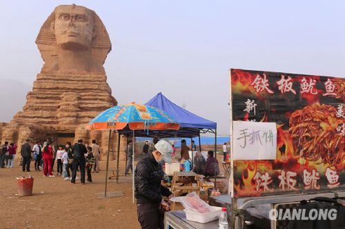 石家庄狮身人面像遭埃及投诉 回应称是一次性使用