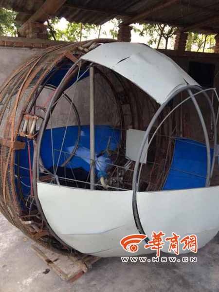 汉中一男子发明防翻独轮汽车 已获专利