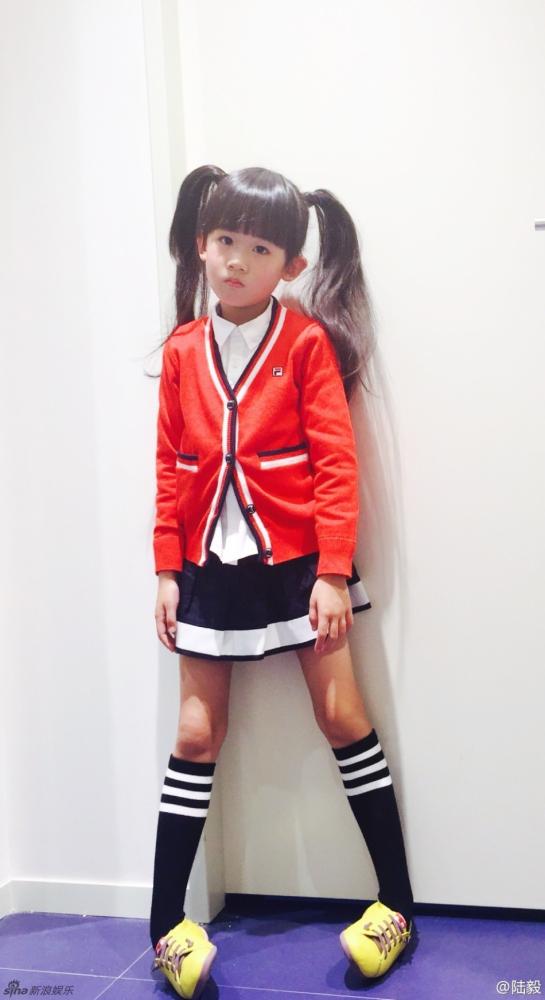 陆毅女儿双马尾美照曝光 贝粉们看完都疯狂了