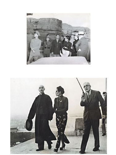 蒋介石宋美龄开罗会议时照片曝光 紧握双手显恩爱